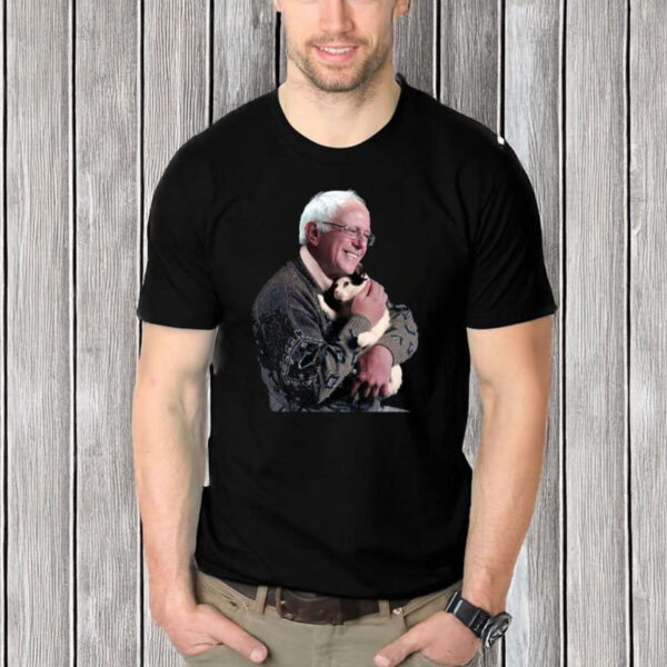 Bernie-Sanders-Holding-Cat-Funny-Shirt