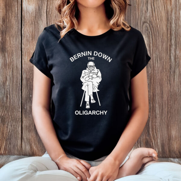 Bernie-Sanders-Shirt-–-Bernin’-Down-the-Oligarchy-Tee