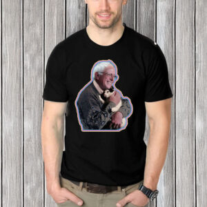 Bernie-Sanders-Shirt-–-Cat-Hug-Meme-Funny-Graphic-Tee