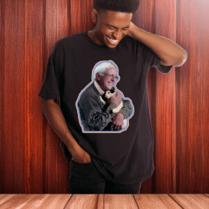 Bernie-Sanders-Shirt-–-Cat-Hug-Meme-Funny-Graphic-Tee-US