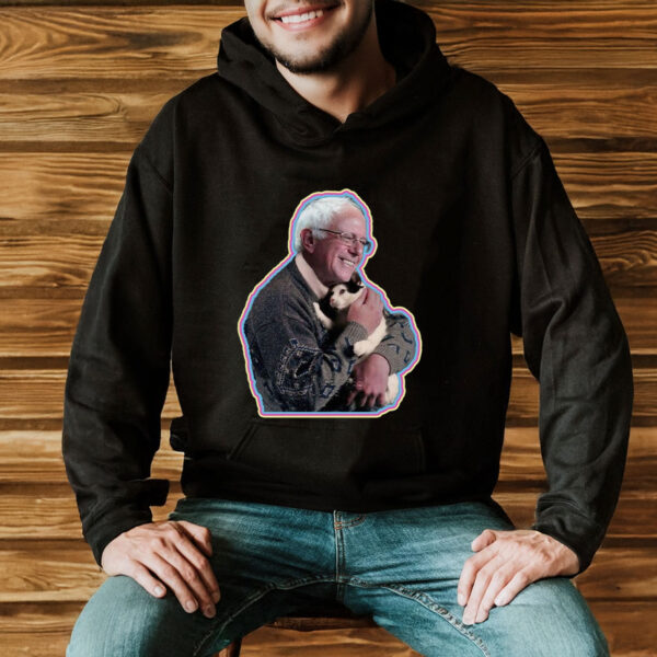 Bernie-Sanders-Shirt-–-Cat-Hug-Meme-Funny-Graphic-Tees