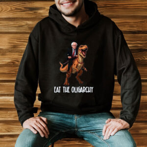 Bernie-Sanders-Shirt-–-Eat-the-Oligarchy-Dino-Graphic-Tee-US