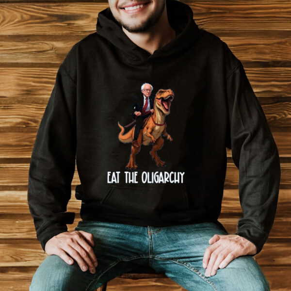 Bernie-Sanders-Shirt-–-Eat-the-Oligarchy-Dino-Graphic-Tee-US