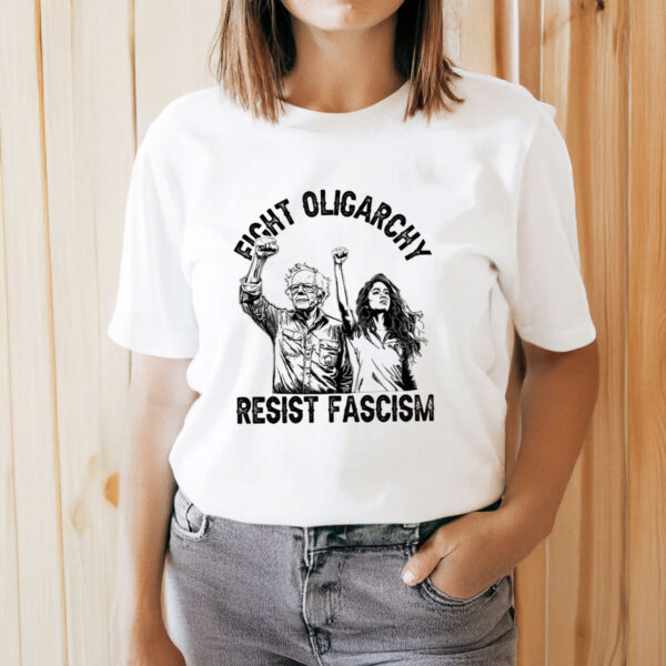 Bernie-Sanders-Shirt-–-Fight-Oligarchy-Resist-Fascism-Tee-USA