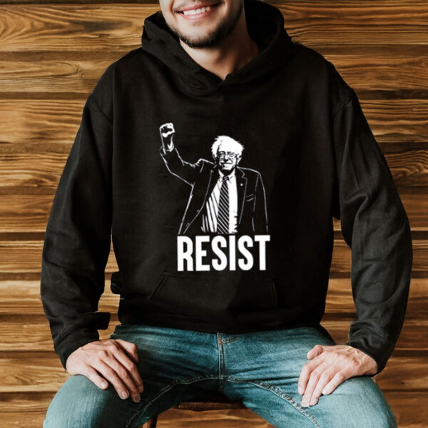 Bernie-Sanders-Shirt-–-Resist-Fist-Raised-Protest-Tees
