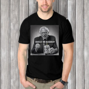 Bernie-Sanders-Shirt-–-Squeeze-the-Oligarchy-Funny-Tee