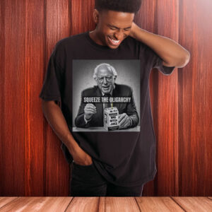 Bernie-Sanders-Shirt-–-Squeeze-the-Oligarchy-Funny-Tee-US