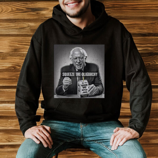 Bernie-Sanders-Shirt-–-Squeeze-the-Oligarchy-Funny-Tees