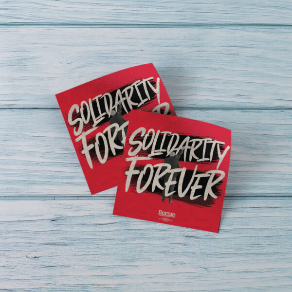 Bernie Sanders Solidarity Forever Vinyl Sticker