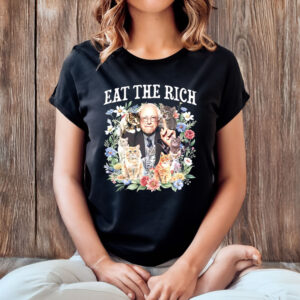 Eat-The-Rich-Bernie-Sanders-Cat-Shirt