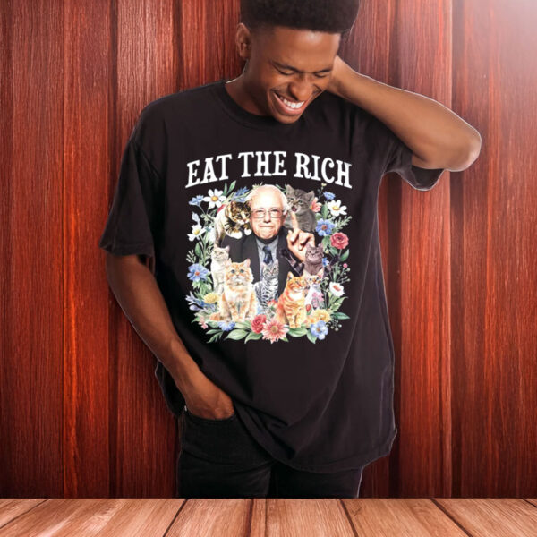 Eat-The-Rich-Bernie-Sanders-Cat-Shirts