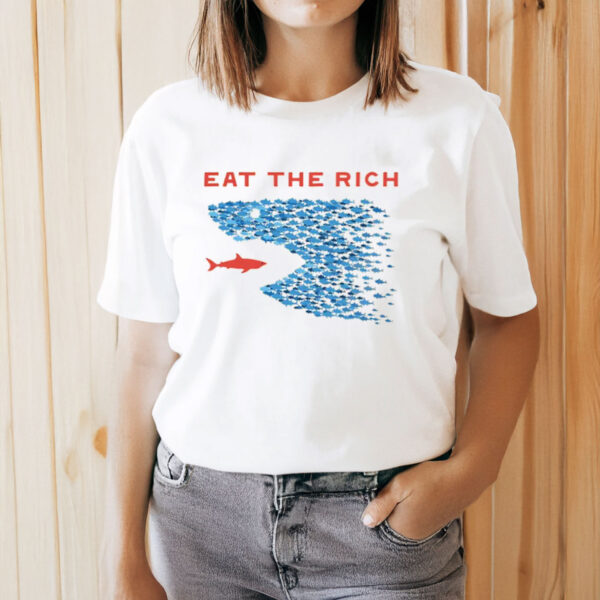 Eat-The-Rich-Protest-Shark-T-Shirt