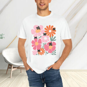 Fck-Trump-Flower-Shirt-–-Cute-Cats-&-Floral-Protest-Tee