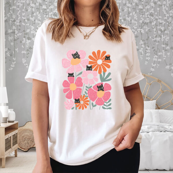 Fck-Trump-Flower-Shirt-–-Cute-Cats-&-Floral-Protest-Tee-US