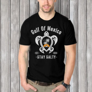 Gulf-of-Mexico-Turtle-Shirt-–-Stay-Salty-Retro-Tee