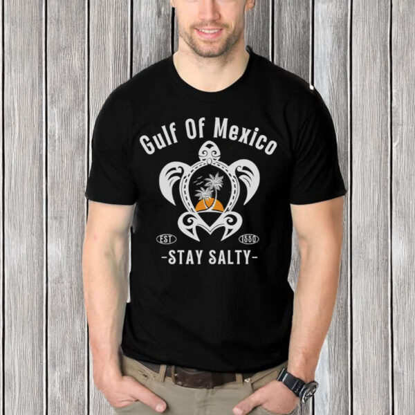 Gulf-of-Mexico-Turtle-Shirt-–-Stay-Salty-Retro-Tee