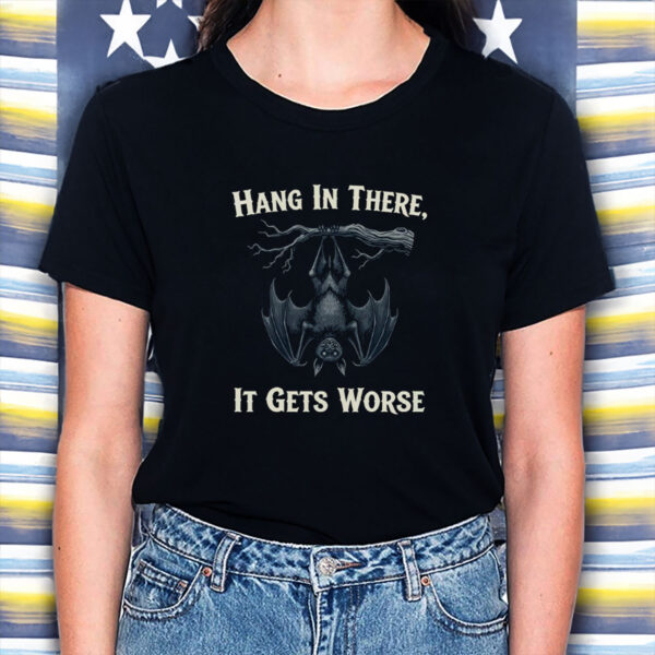 Hang-In-There-It-Gets-Worse-Bat-Halloween-Shirt-US