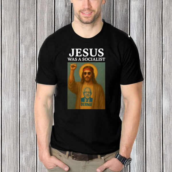 Jesus-Was-a-Socialist-Shirt-–-Bernie-Sanders-Icon-Tee