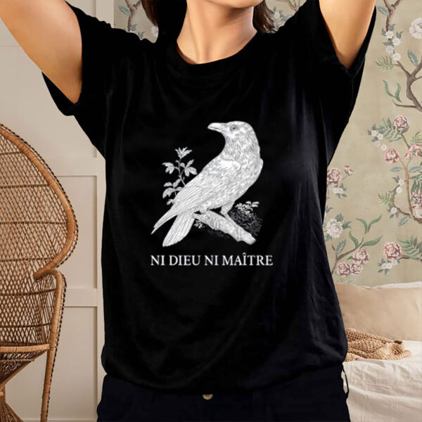 Ni-Dieu-Ni-Maître-Crow-Shirt-–-Anti-Trump-Anarchy-Tee