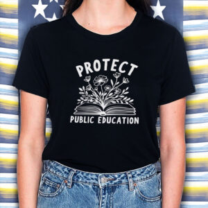 Protect-Public-Education-Floral-Book-Tees