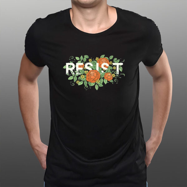 RESIST-Floral-Shirt-–-Feminist-Progressive-Protest-Tee-US