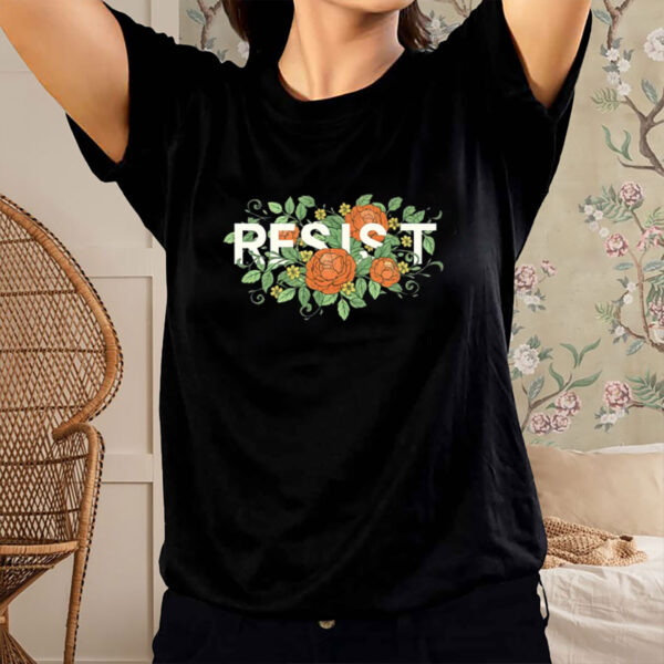 RESIST-Floral-Shirt-–-Feminist-Progressive-Protest-Tee-USA