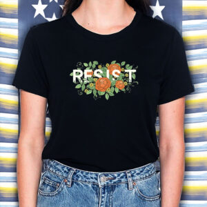 RESIST-Floral-Shirt-–-Feminist-Progressive-Protest-Tees