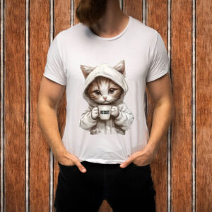 Resist-Cat-Hoodie-Shirt-–-Cute-Feline-Protest-Tee-USA
