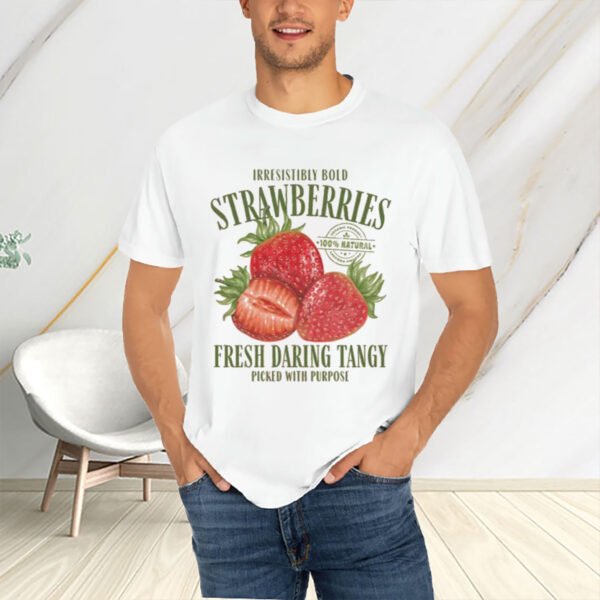 Strawberries-Shirt-–-Fresh,-Daring,-Picked-with-Purpose-USA