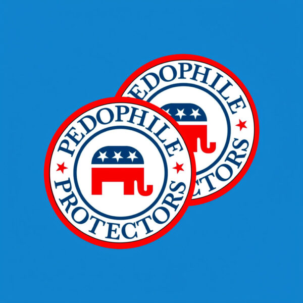 Pedophile protector 2025 Sticker