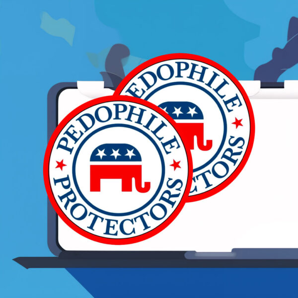 Pedophile protector 2025 Sticker