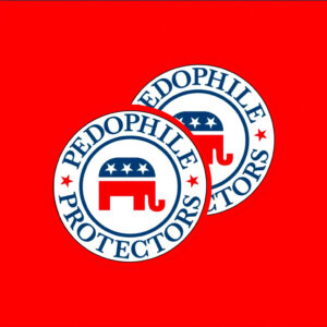 Pedophile protector 2025 Sticker